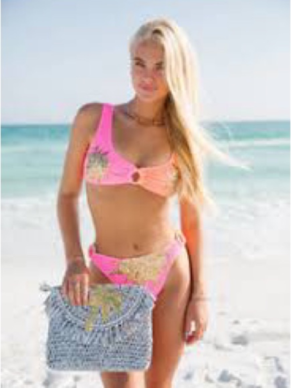 Judith March Sequin Sun Bathing Suit